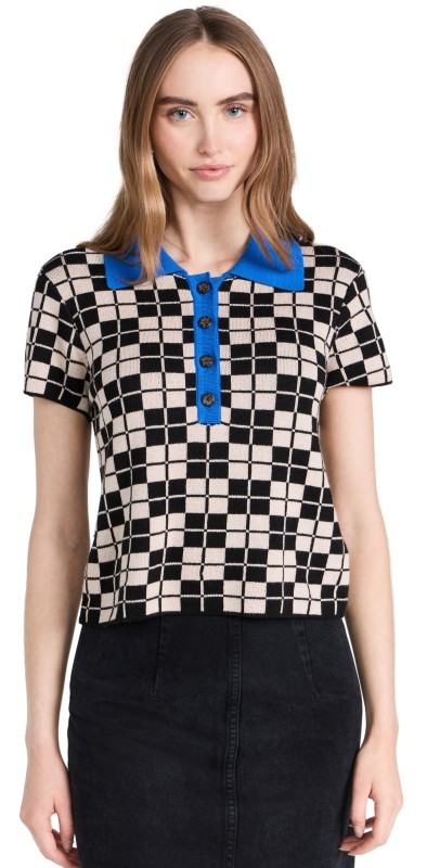 MOTHER The Offsides Henley Top Check This