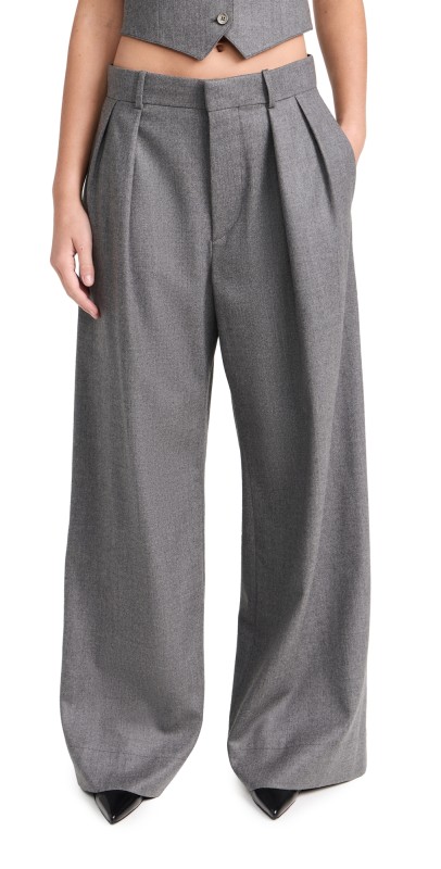 WARDROBE. NYC Low Rise Trouser Charcoal