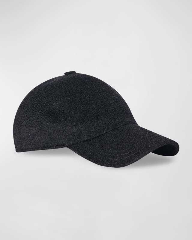 Caspian Brushed Cashmere Baseball Cap