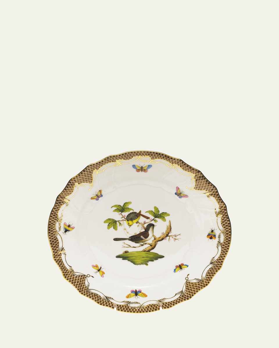 Rothchilds Bird Brown Dinner Plate