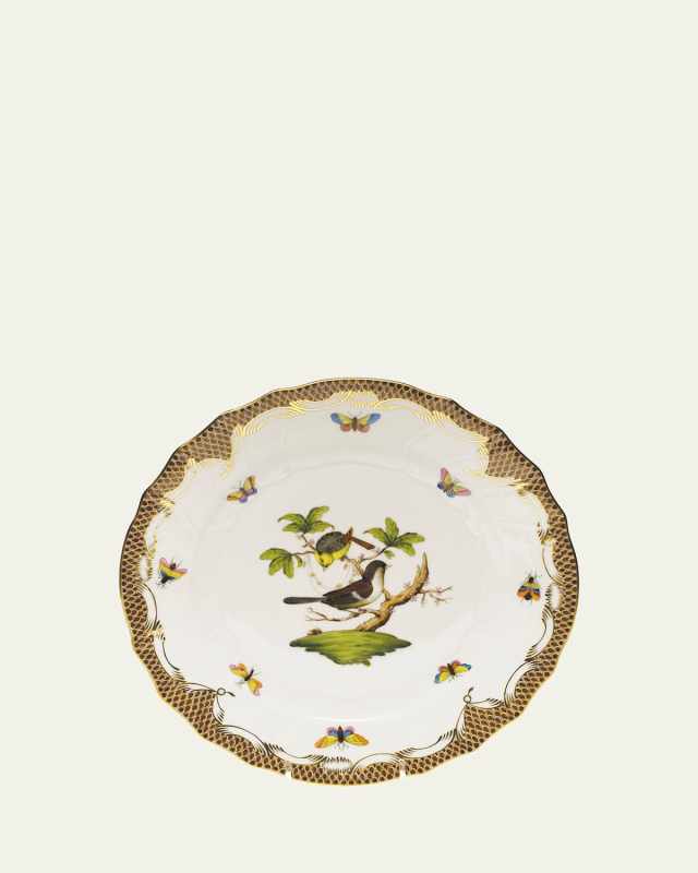 Rothchilds Bird Brown Dinner Plate
