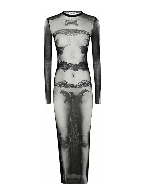 Jean Paul Gaultier Maxi Robe - Noir