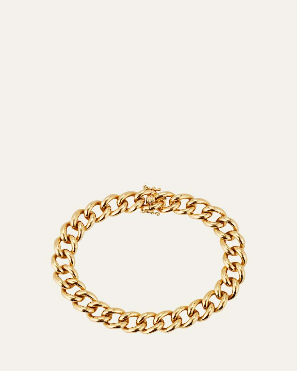 18k Yellow Gold Chain-Link Bracelet
