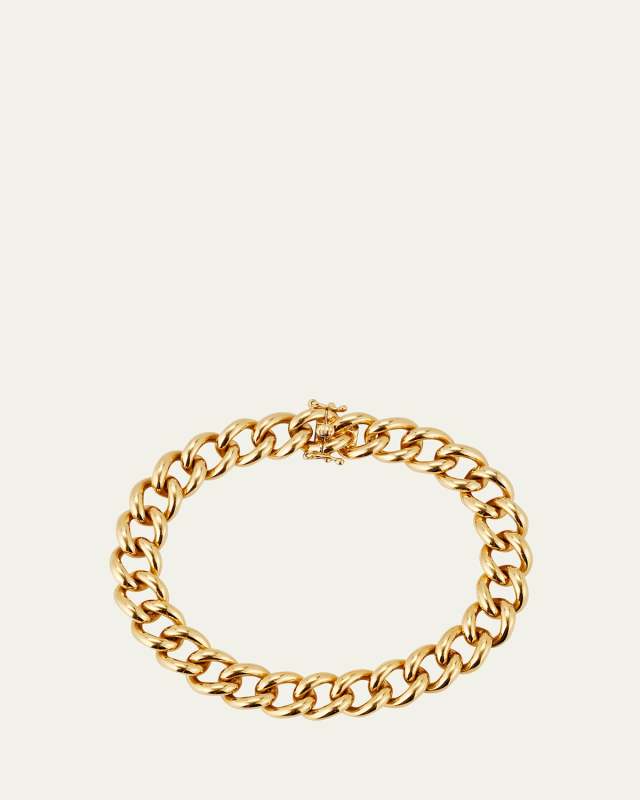 18k Yellow Gold Chain-Link Bracelet