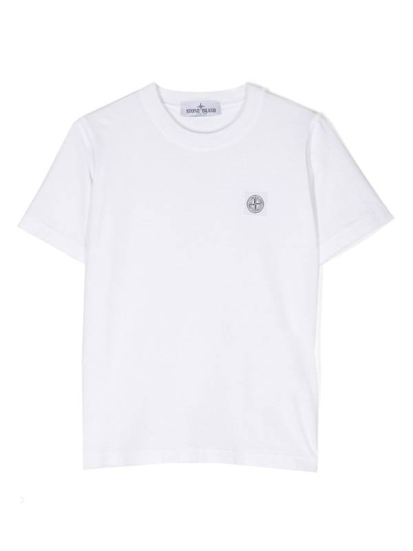 logo-patch cotton T-shirt