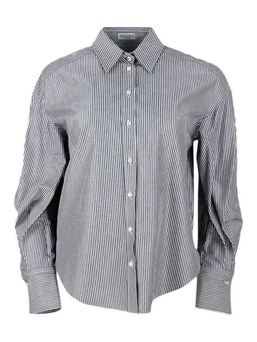 Brunello Cucinelli Chemise - Bleu