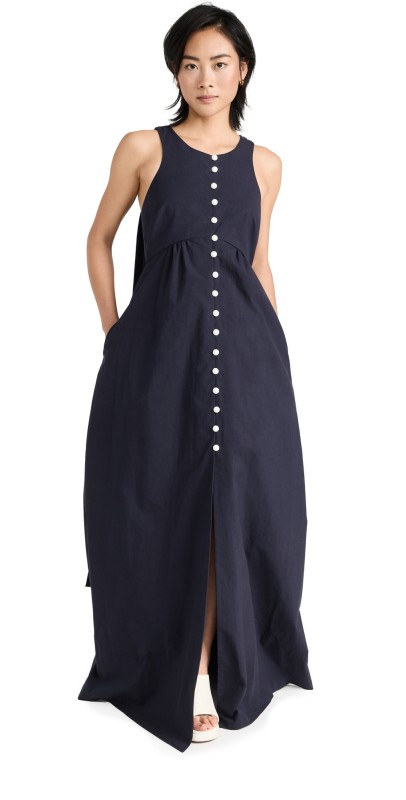 Rosie Assoulin Thumper Gown Navy