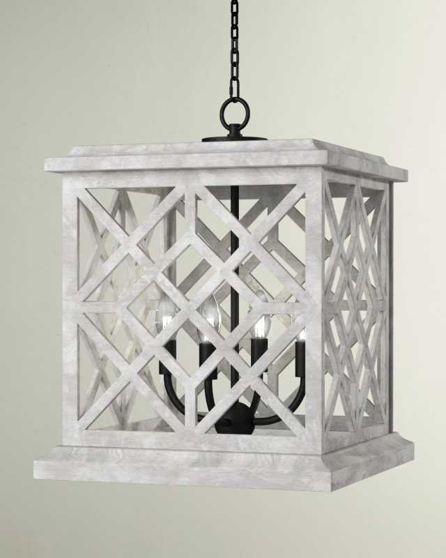 Chatham Wood Hanging Lantern