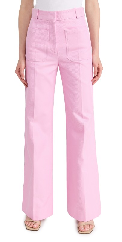 Victoria Beckham Alina Trousers Bubblegum
