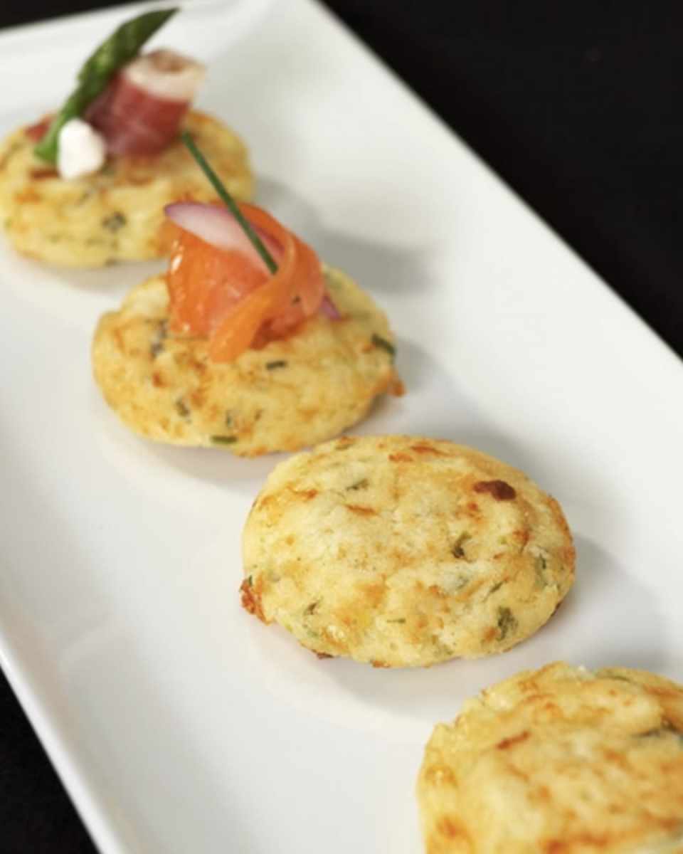 Artisan Corn & Jalapeno Jack Cakes, 10 Pieces - Serves 5-10