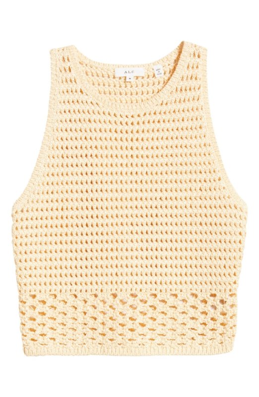 A.L.C. Brayden Open Stitch Sweater Tank