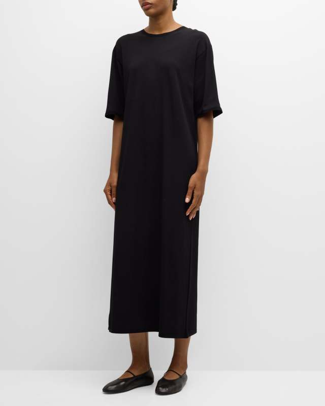 Gitu Short-Sleeve Maxi T-Shirt Dress