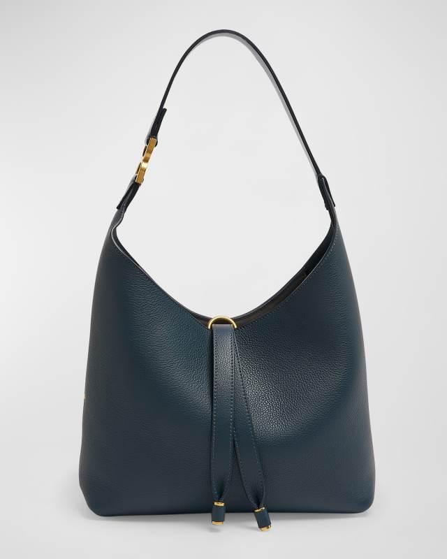Marcie Small Hobo Bag in Grained Calfskin