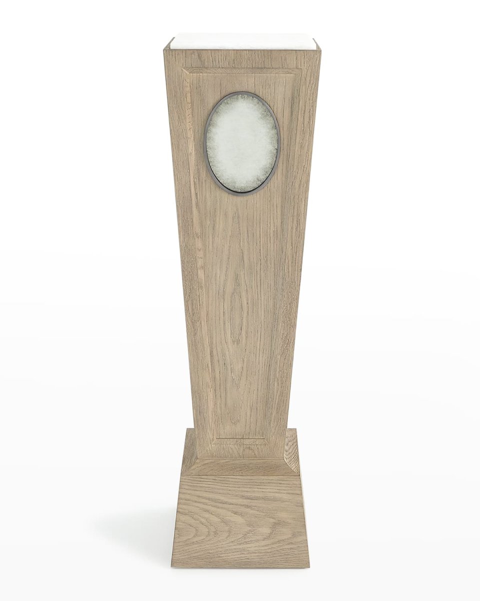 Proust Pedestal, Black Cerused Oak