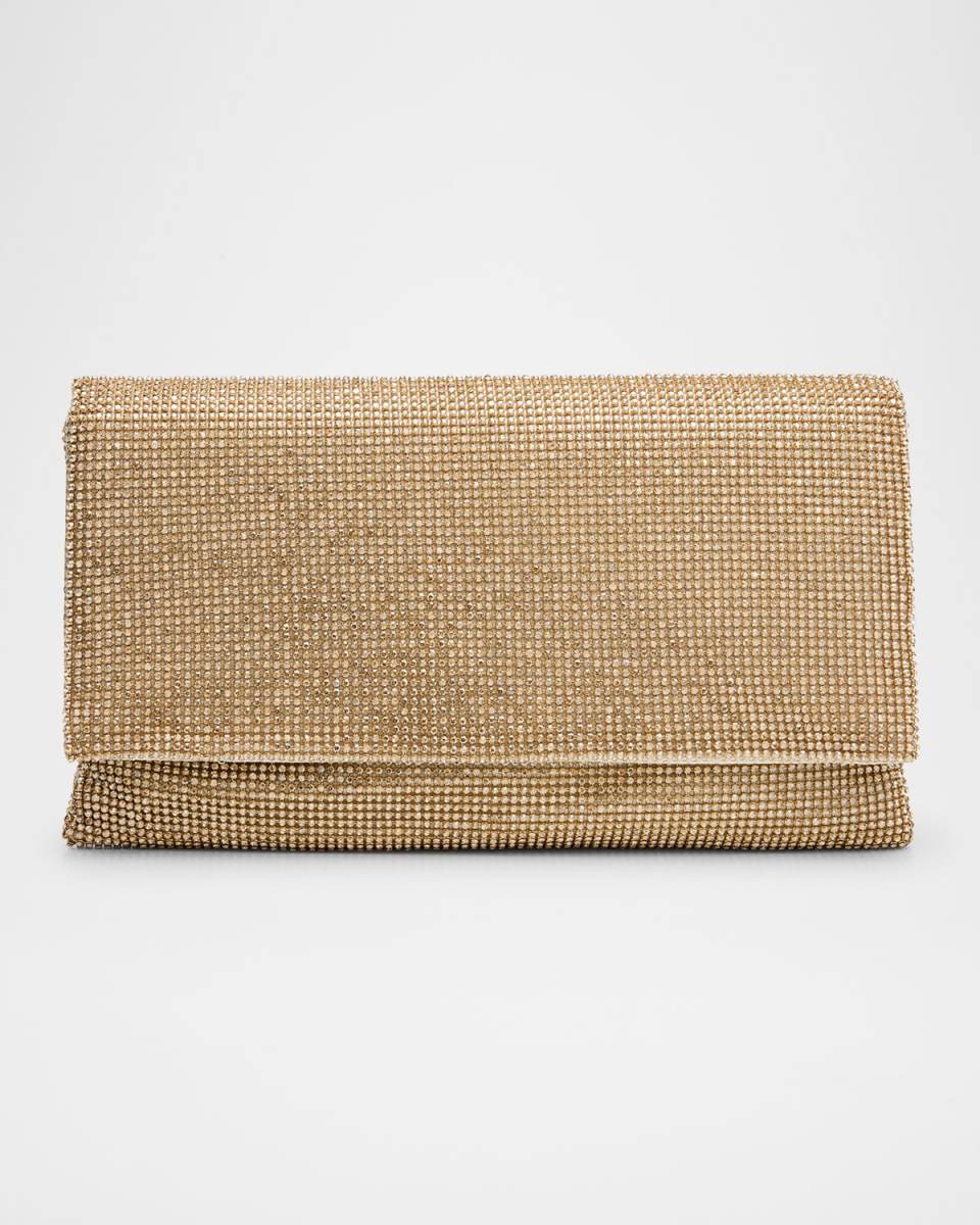 Evening Flap Mesh Clutch Bag