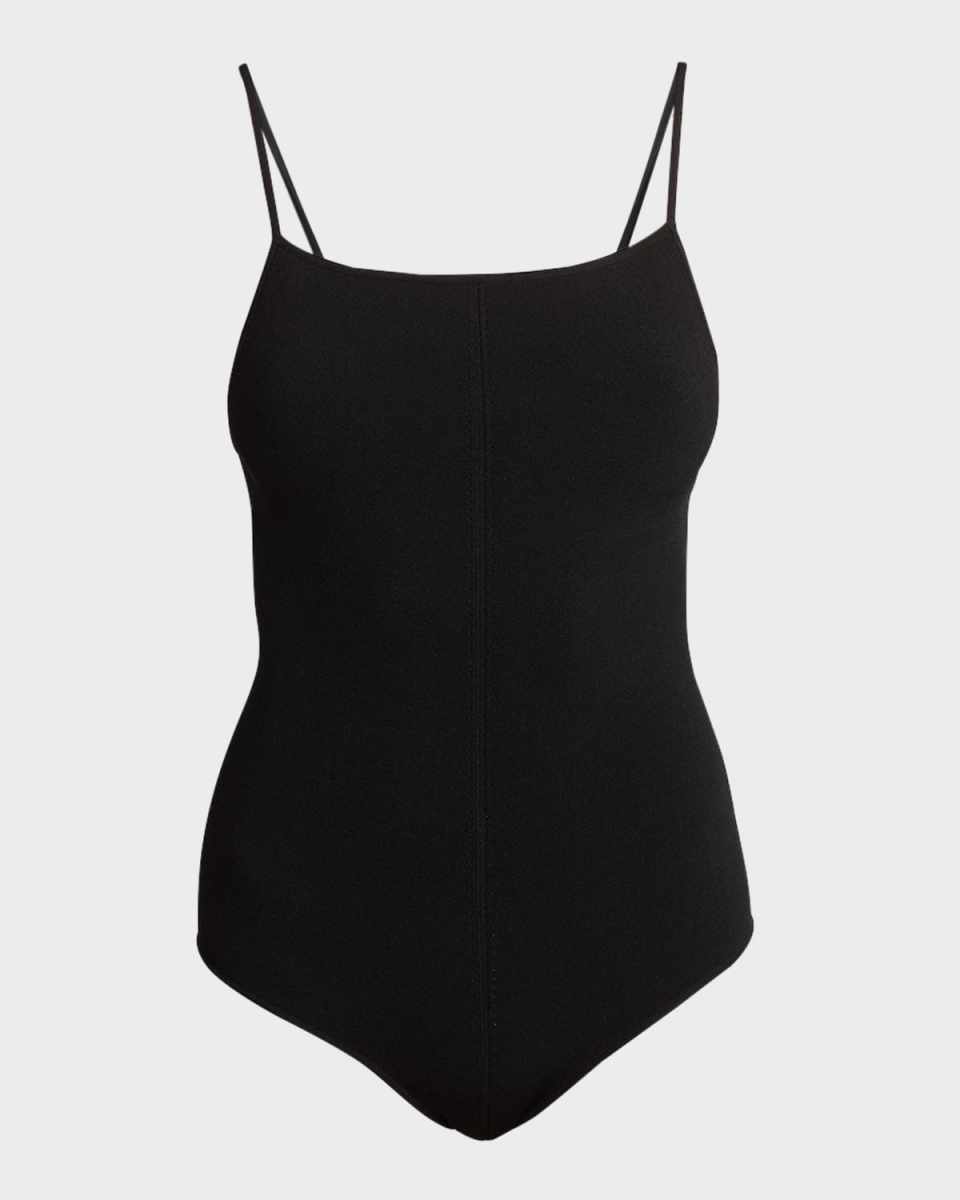 Serena Silk-Blend Knit Bodysuit
