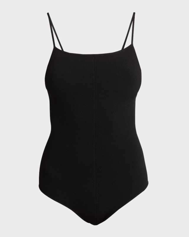 Serena Silk-Blend Knit Bodysuit