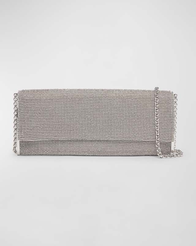 Kate Mesh Crystals Clutch Bag