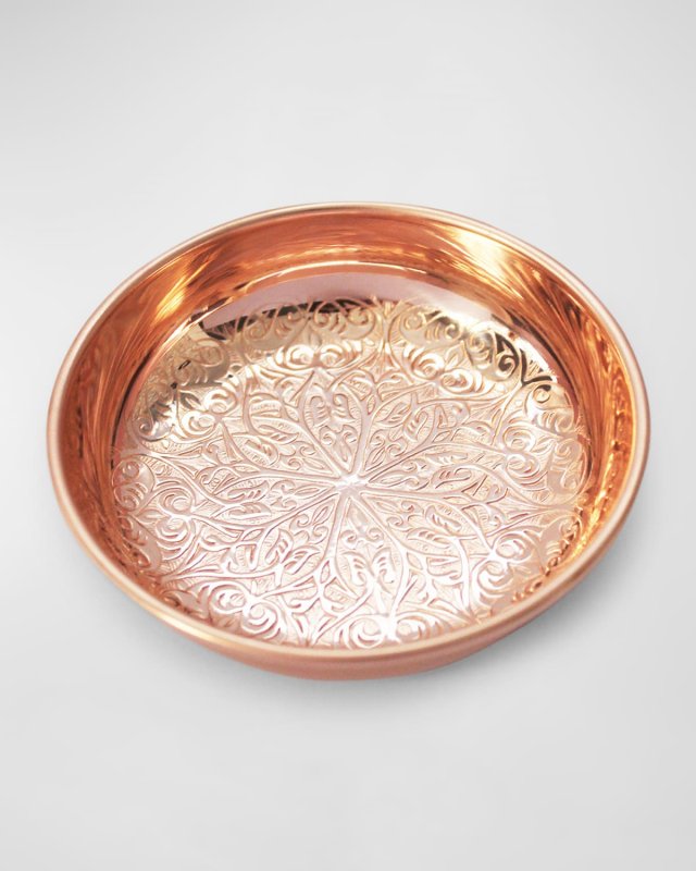 Vintage Inspired Copper Ring Dish