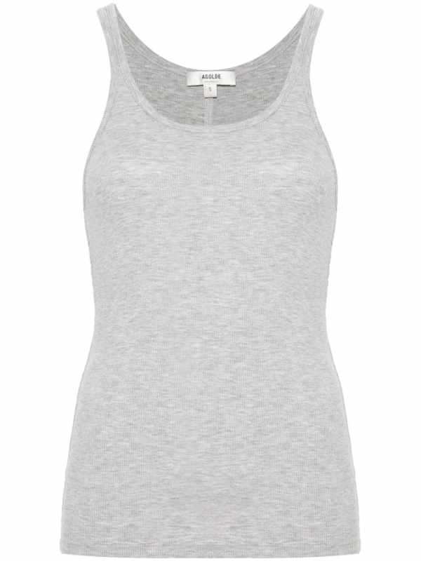 sleeveless jersey tank top