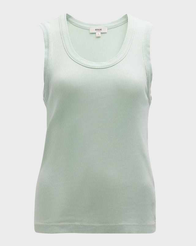 Poppy Scoop-Neck Tank Top