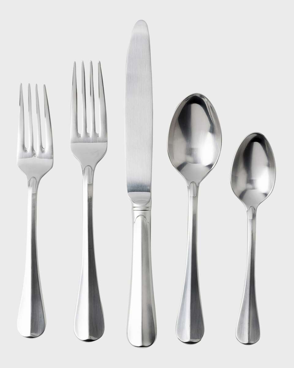 Bistro 5-Piece Flatware Place Setting -Bright Satin