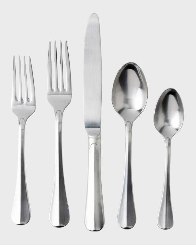 Bistro 5-Piece Flatware Place Setting -Bright Satin