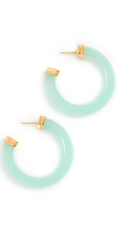 GAS Bijoux Abalone Earrings Blue
