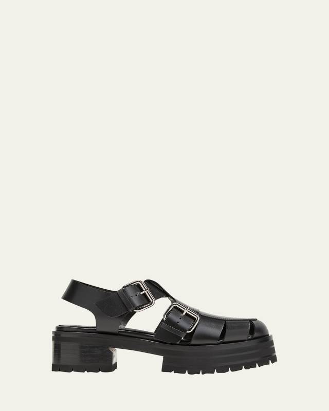 Fred Calfskin Fisherman Sandals