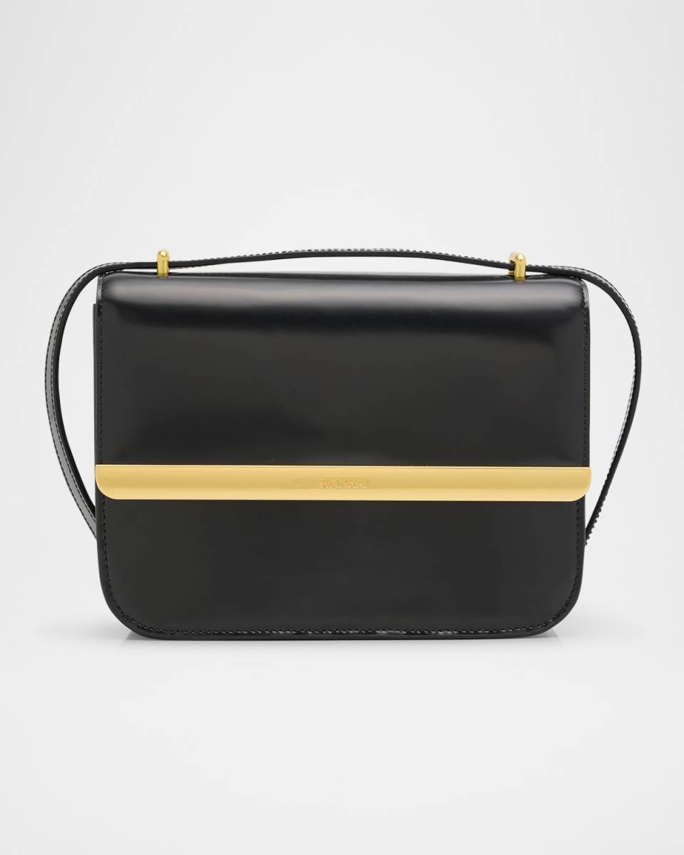 Remy Flap Leather Crossbody Bag