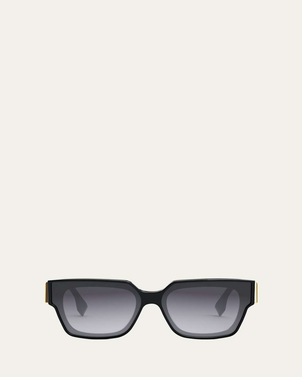 Oversized F Square Acetate Sunglasses