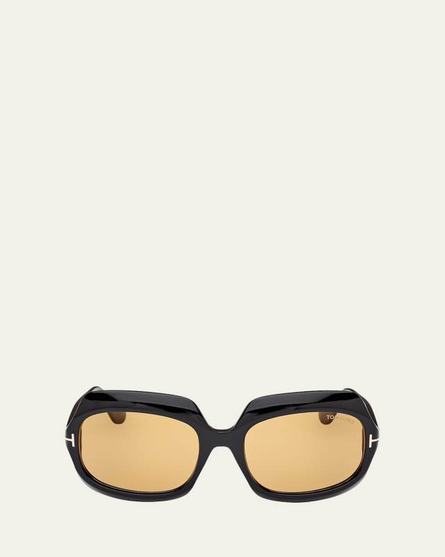 Ren Acetate Round Sunglasses