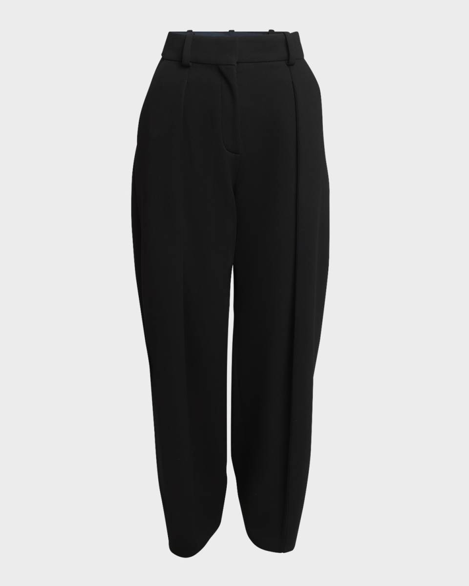 Paseo High-Rise Pleated Wide-Leg Pants
