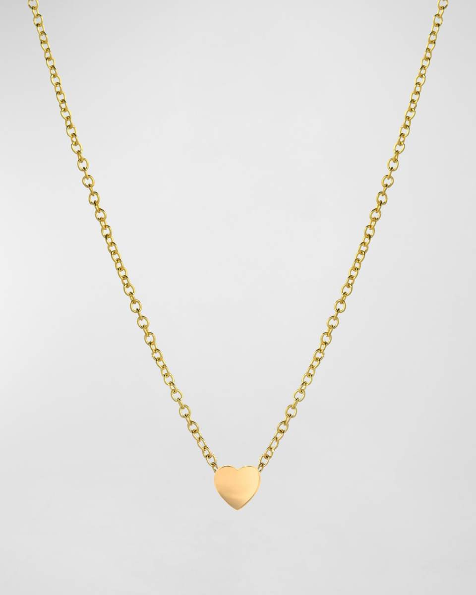 14K Gold Heart Necklace
