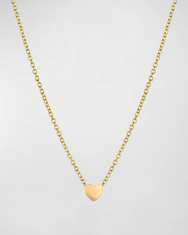 14K Gold Heart Necklace
