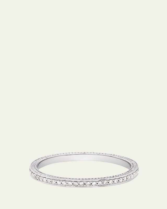 Thin Diamond Pave Band Ring