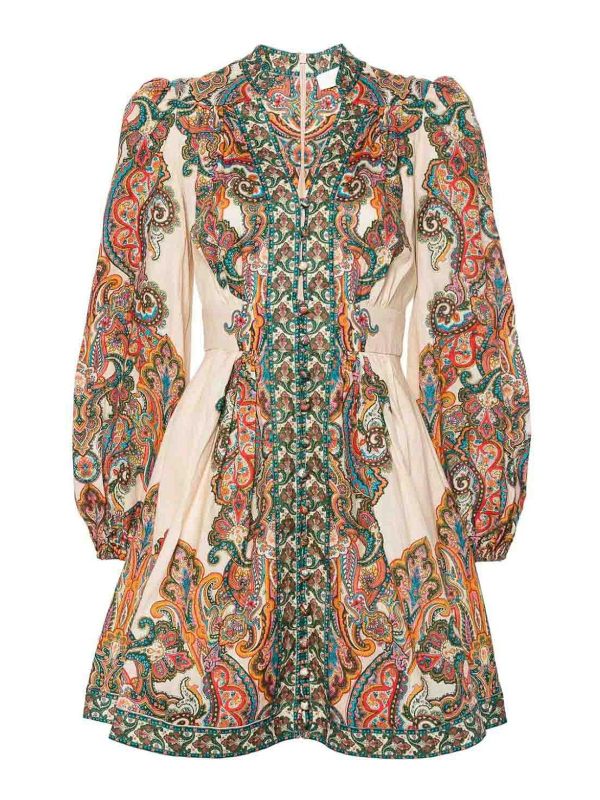 Zimmermann Robe Courte - Couleur Chair