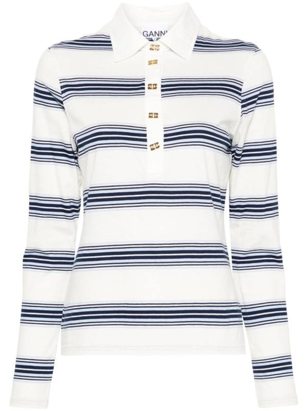 striped polo shirt
