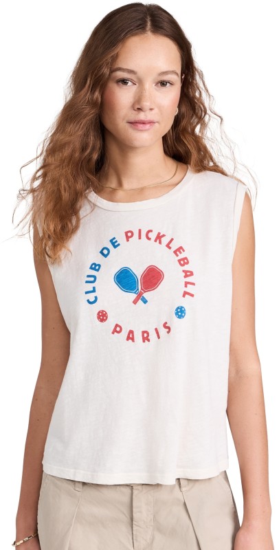 SUNDRY Club Muscle Tank Cream