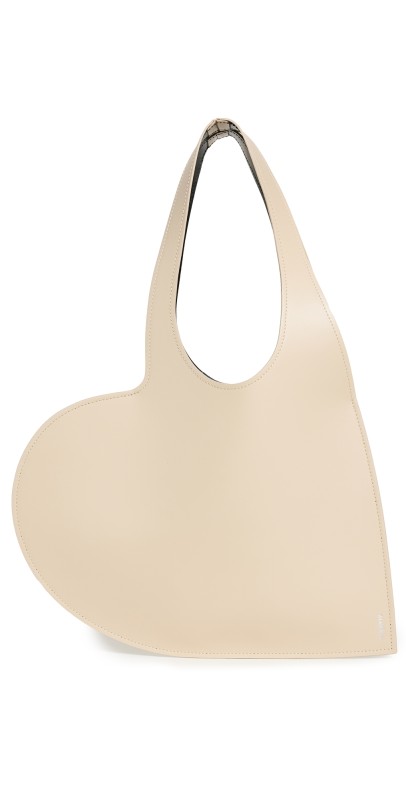 Coperni Mini Heart Tote Bag Sand