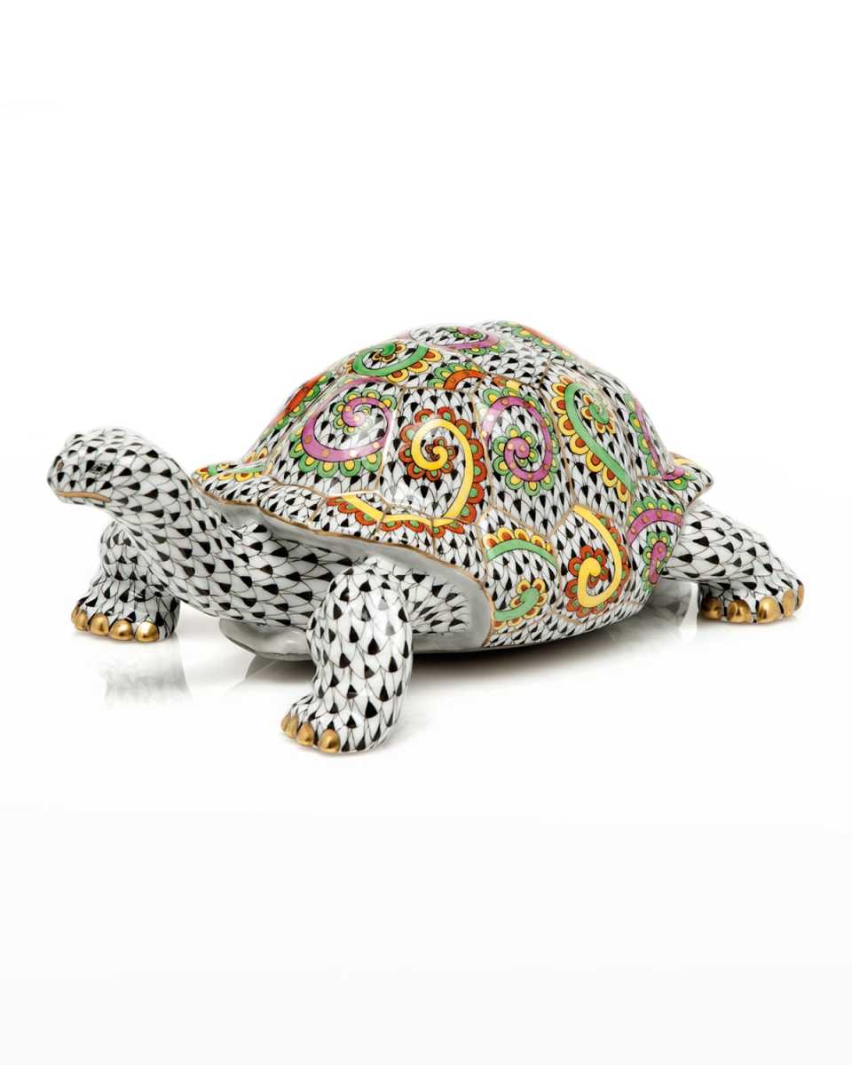 Kaleidoscope Turtle Figurine
