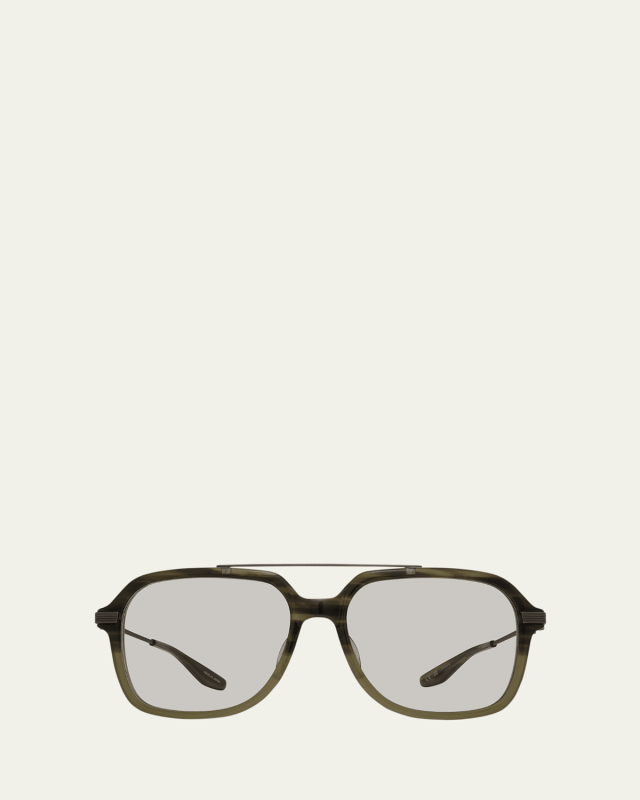 D. Ellis Plastic & Titanium Aviator Sunglasses