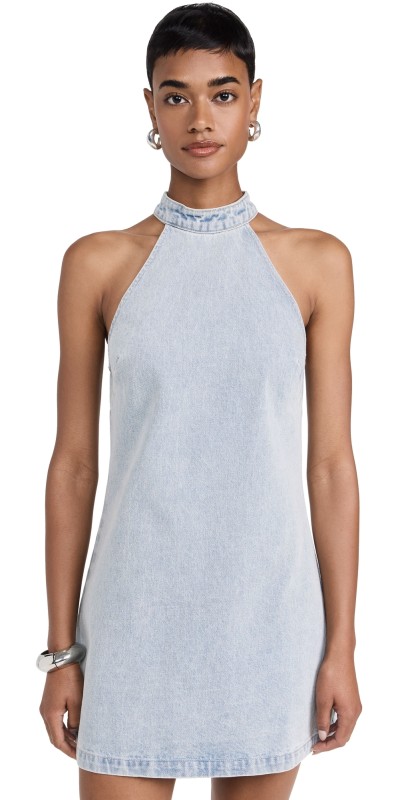 ABRAND Caterina Shift Dress Light Vintage Blue