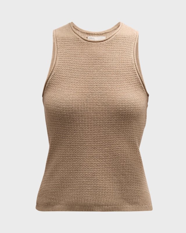 Linen Knit Tank Top