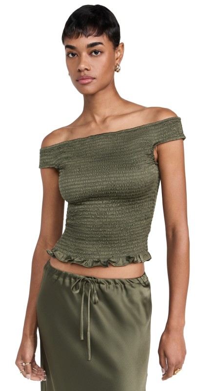WAYF Kieran Top Olive