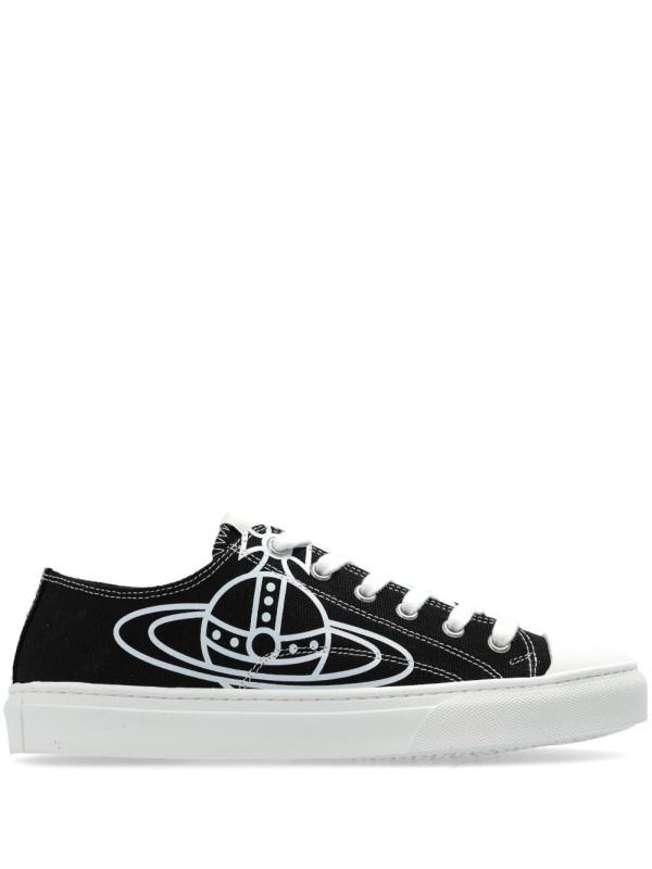 Plimsoll logo low-top trainers