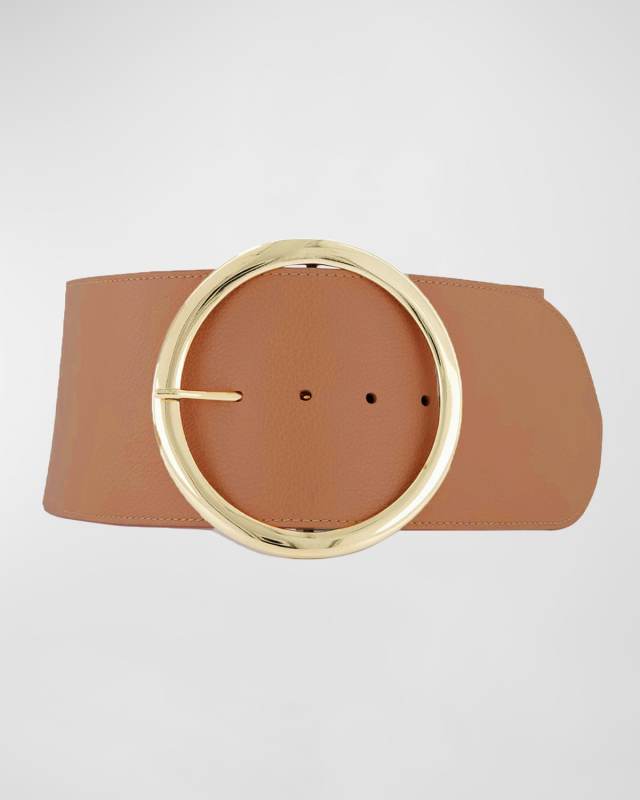 La Splendide Wide Leather Belt