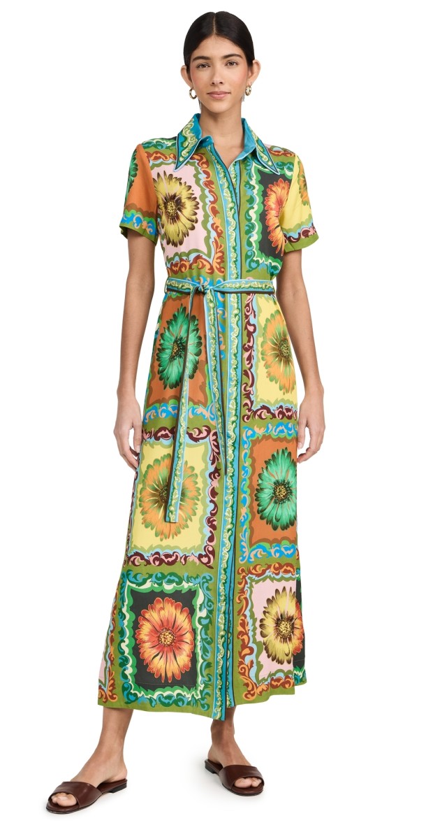 Alemais Disco Daisy Shirtdress Multi