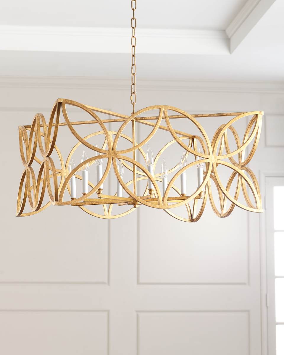 McCarty Gold Leaf Chandelier