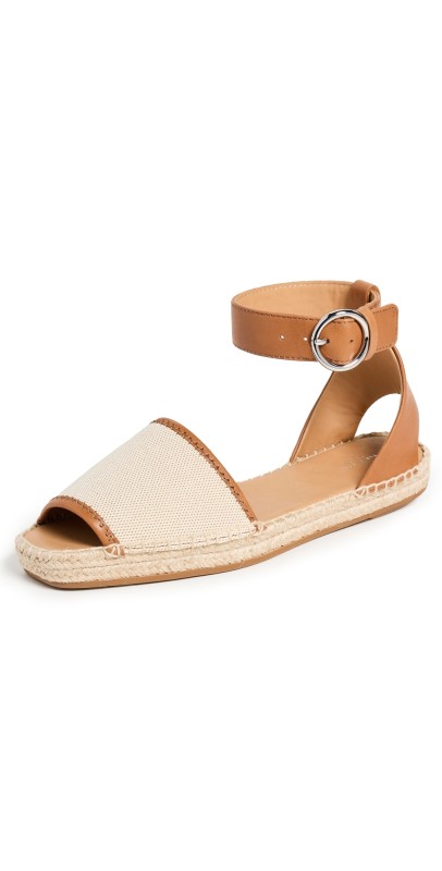 rag & bone Anteros Peep Toe Espadrilles Natural